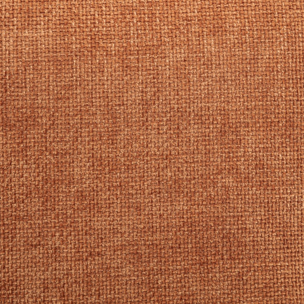 Octavia Fabric Upholstered Rectangular Ottoman Orange