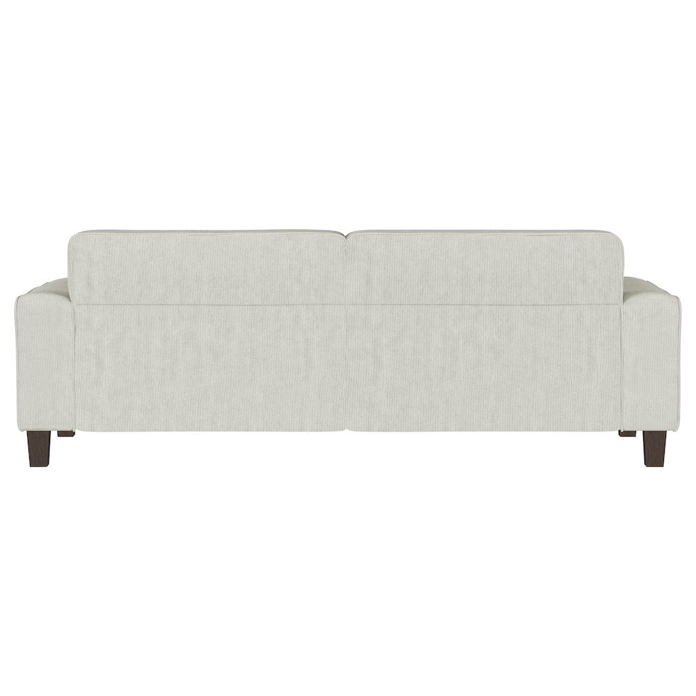 Deerhurst Upholstered Track Arm Tufted Sofa Greige