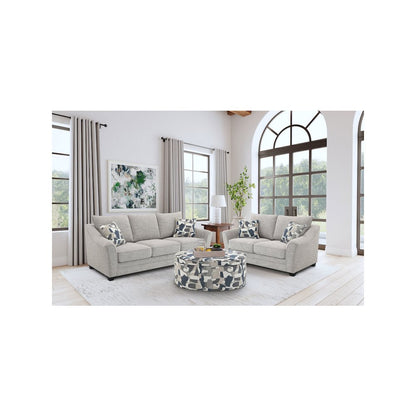 Tomkins 2-piece Boucle Upholstered Sofa Set Light Grey
