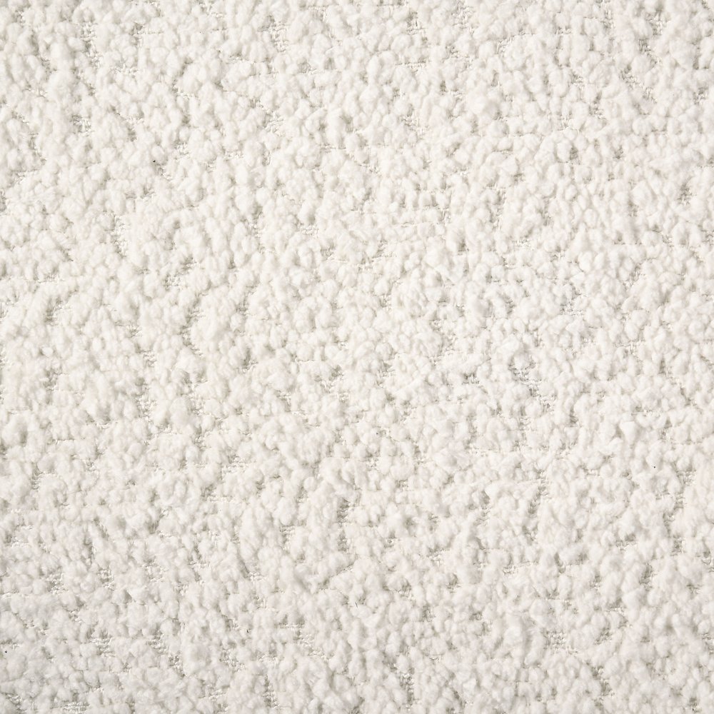 Dorset Fabric Upholstered Round Track Arm Loveseat White
