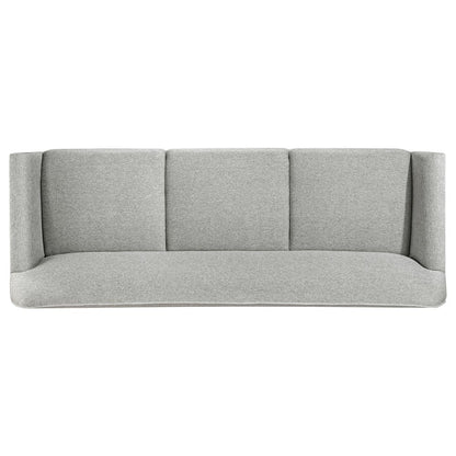 Vaughn 3-piece Fabric Upholstered Flared Arm Sofa Set Grey