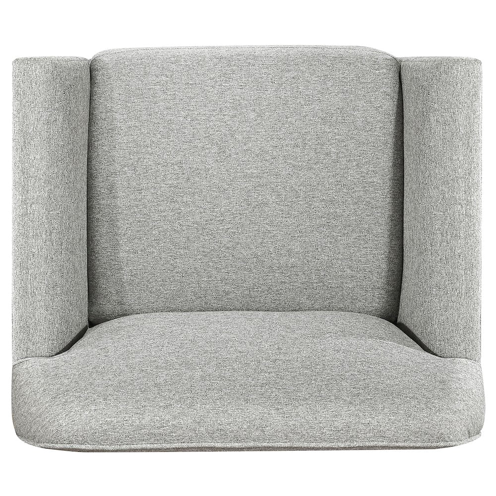 Vaughn 3-piece Fabric Upholstered Flared Arm Sofa Set Grey
