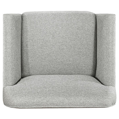 Vaughn 3-piece Fabric Upholstered Flared Arm Sofa Set Grey