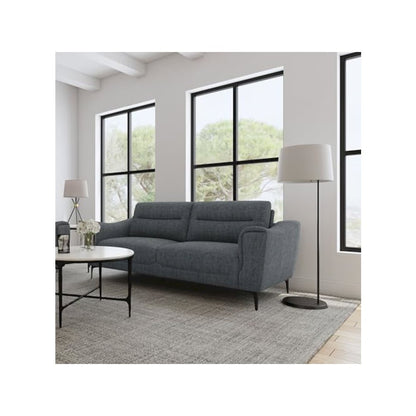 Nolan Upholstered Sloped Track Arm Sofa Charcoal