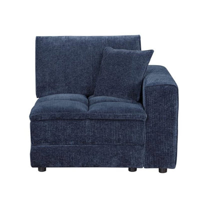 Atlantic Corduroy Upholstered RAF Arm Chair Blue