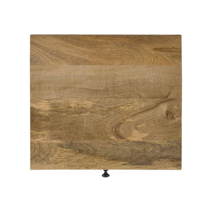 Stephie 2-piece Square Coffee and End Table Set Honey Brown