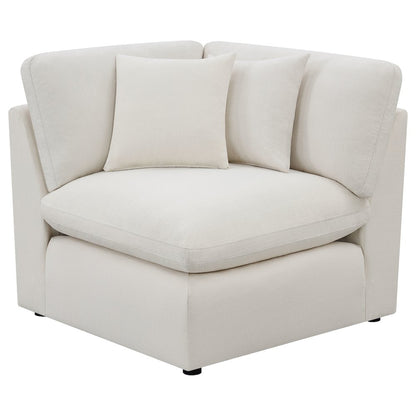 Hobson 5-piece Upholstered Modular Sectional Sofa Ivory