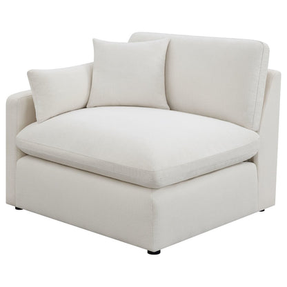 Hobson 4-piece Upholstered Modular Sectional Sofa Ivory