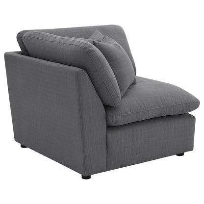 Hobson Upholstered Corner Charcoal