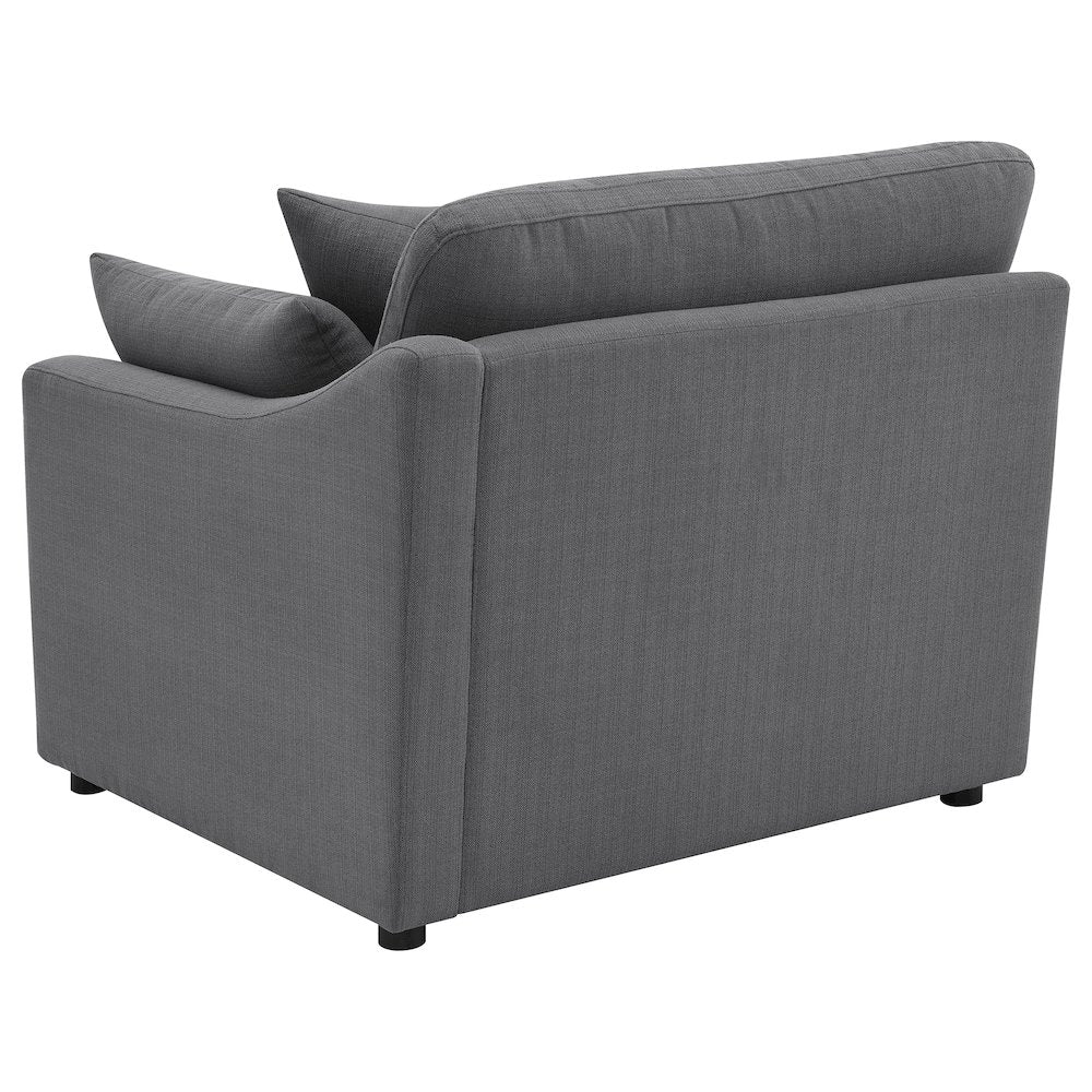 Hobson Upholstered RAF Chair Charcoal