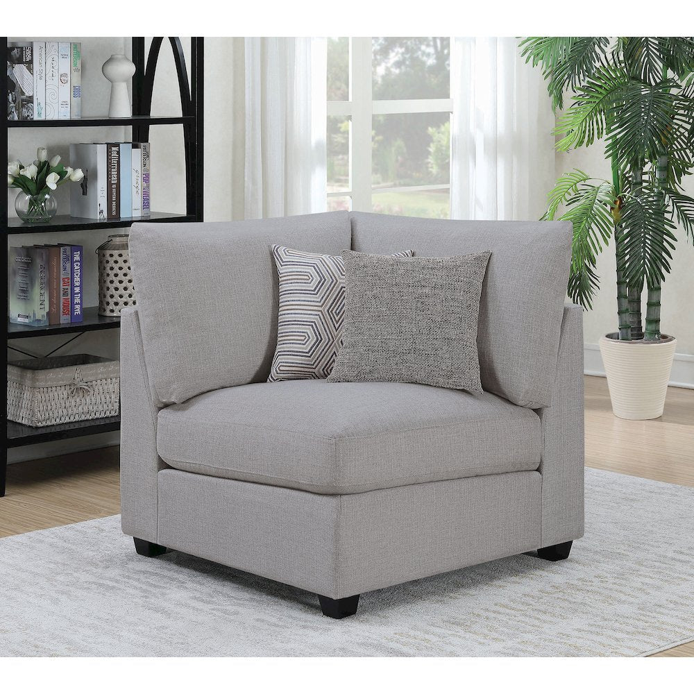 Cambria Upholstered Corner Grey