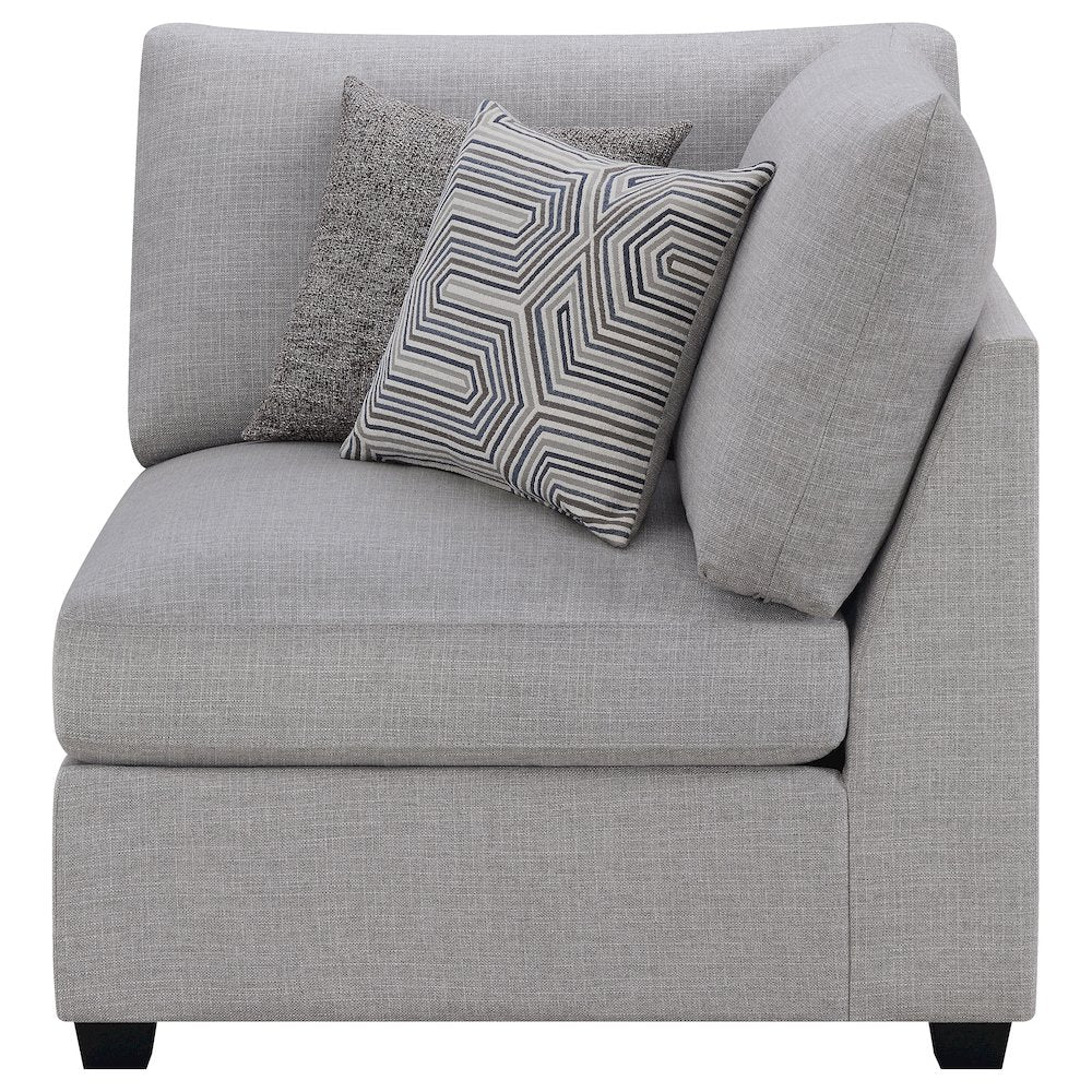Cambria Upholstered Corner Grey
