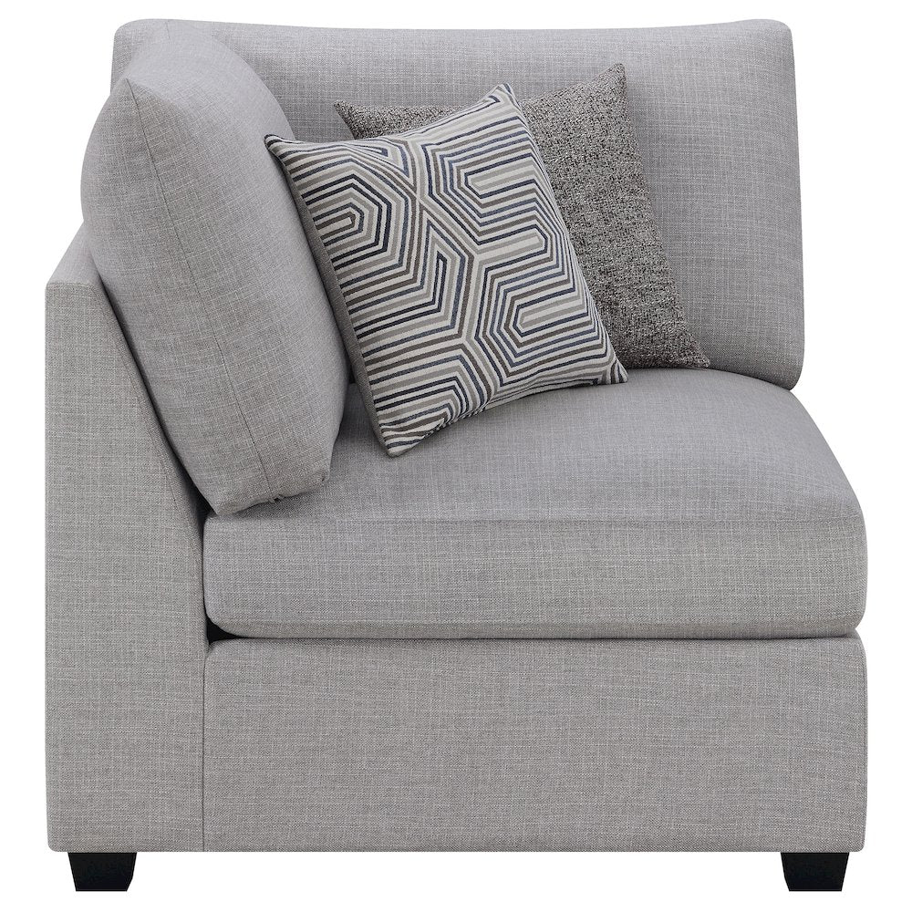 Cambria Upholstered Corner Grey