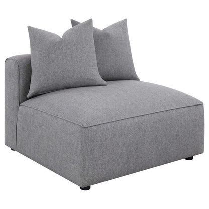 Jennifer 6-piece Upholstered Modular Sectional Grey