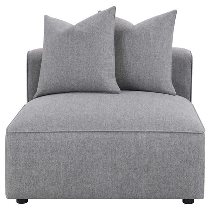 Jennifer 6-piece Upholstered Modular Sectional Grey
