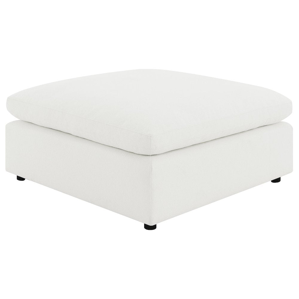Raleigh 6-piece Boucle Upholstered Modular Sectional Ivory