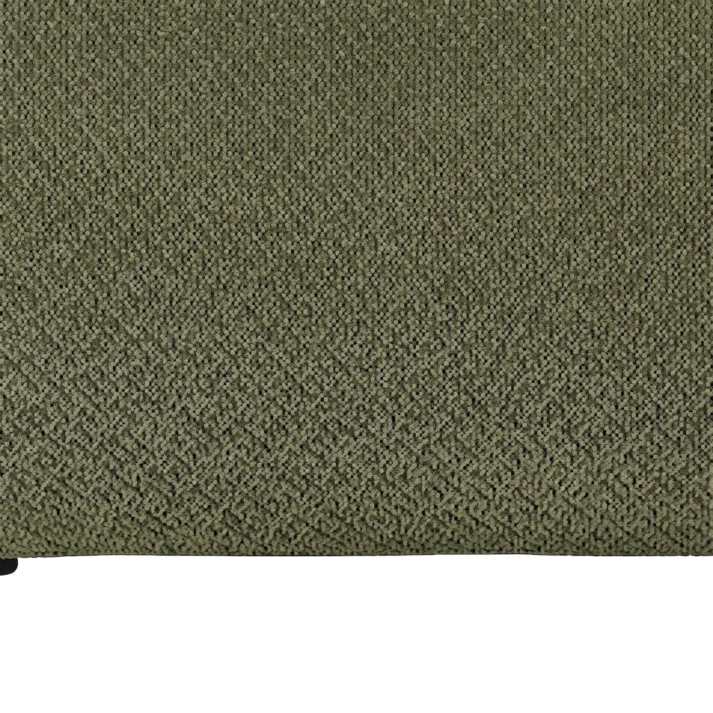 FurniFact Modular Sectional Sofa with Chenille Fabric, Green, Set of 6