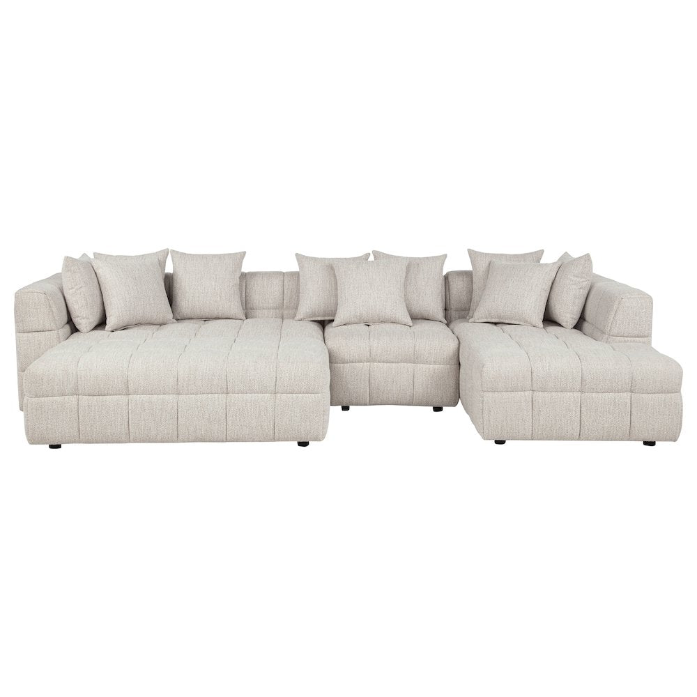 Amara 4-Piece Upholstered Sectional Sofa