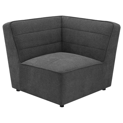 Sunny 6-piece Upholstered Modular Sectional Sofa Charcoal