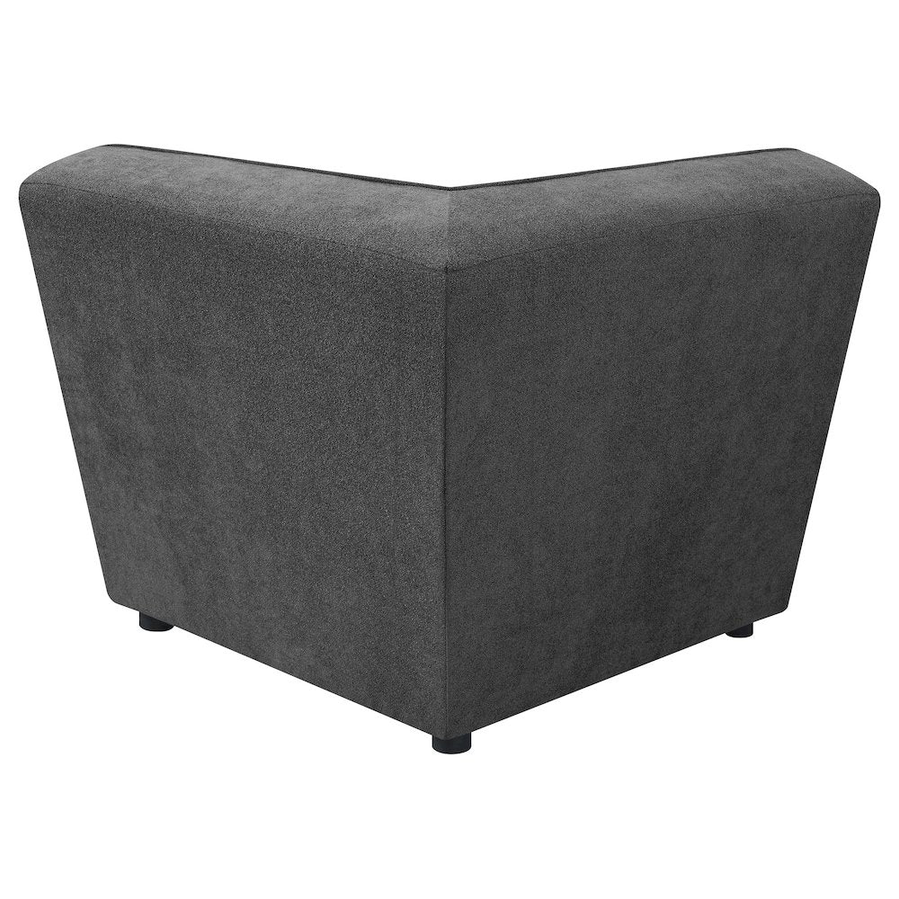 Sunny 6-piece Upholstered Modular Sectional Sofa Charcoal