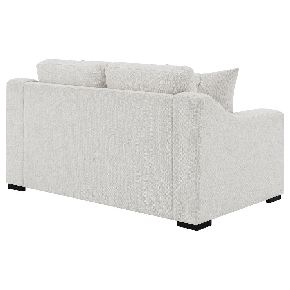 Ashlyn 3-piece Upholstered Track Arm Sofa Set Sand