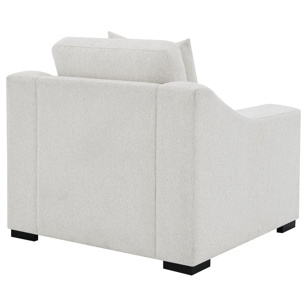 Ashlyn 3-piece Upholstered Track Arm Sofa Set Sand