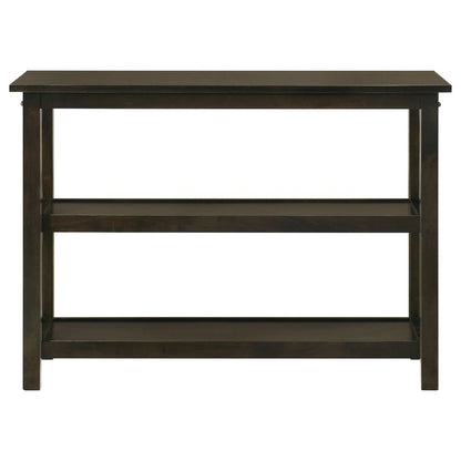 Rachelle 2-shelf Wood Entryway Console Table Deep Merlot