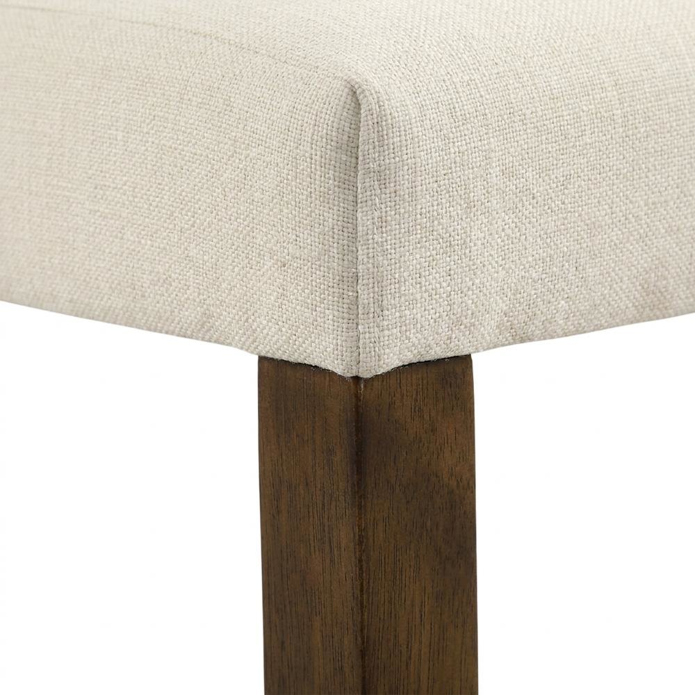 Upholstered Dining Side Chairs for Kitchen and Dining, Beige, Set of 2