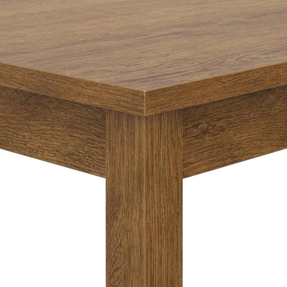Wood Square Dining Table Set with Chairs for Kitchen or Dining Room, Honey Brown