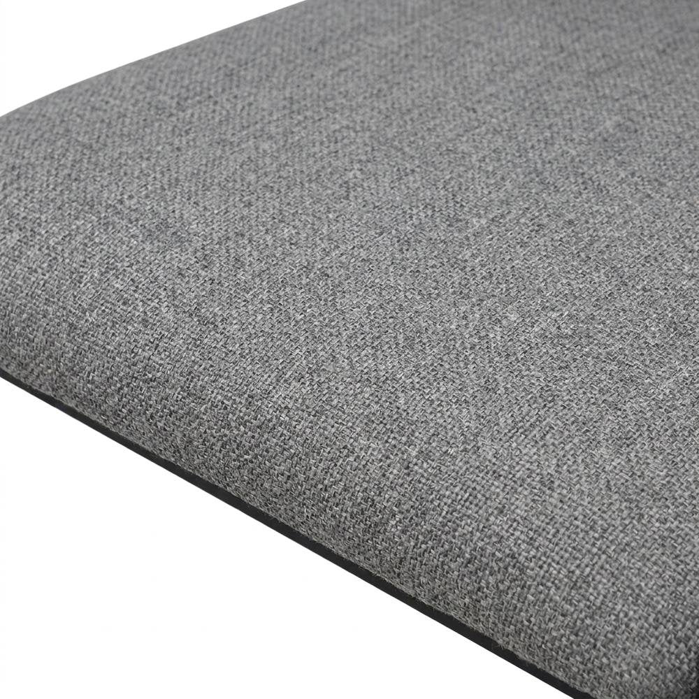 Upholstered Dining Arm Chair, Modern Style with Arms, Grey, Set of 2