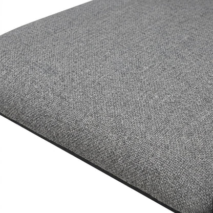 Upholstered Dining Arm Chair, Modern Style with Arms, Grey, Set of 2
