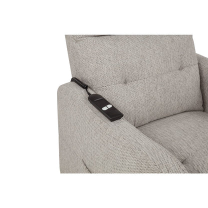 Dayes Upholstered Power Lift Recliner Chair Taupe