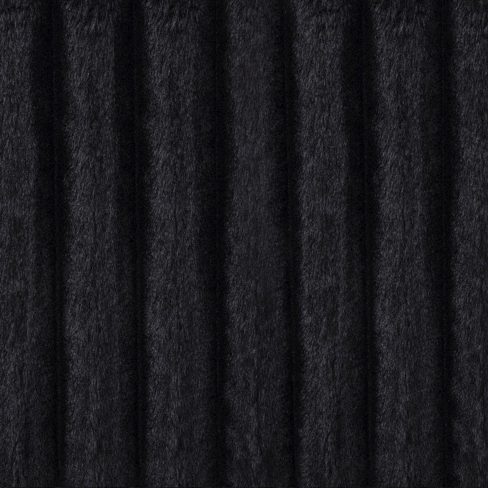 Jacana Corduroy Upholstered Dual Power Chaise Sofa Black