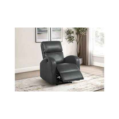 Grant Upholstered Power Recliner Chair Grey