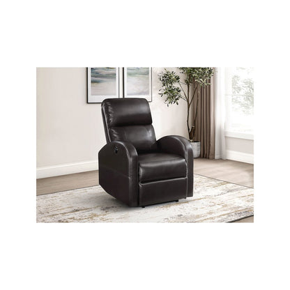 Grant Upholstered Power Recliner Chair Brown