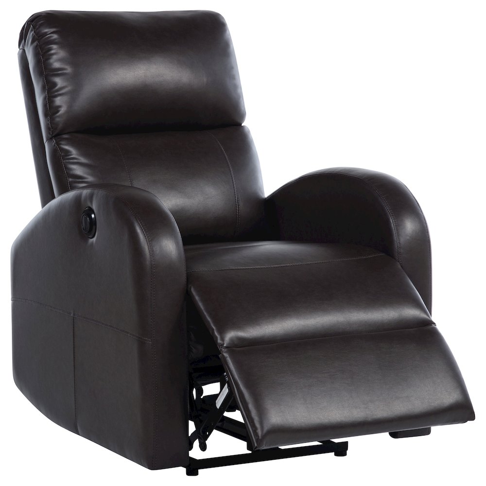 Grant Upholstered Power Recliner Chair Brown