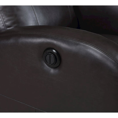 Grant Upholstered Power Recliner Chair Brown