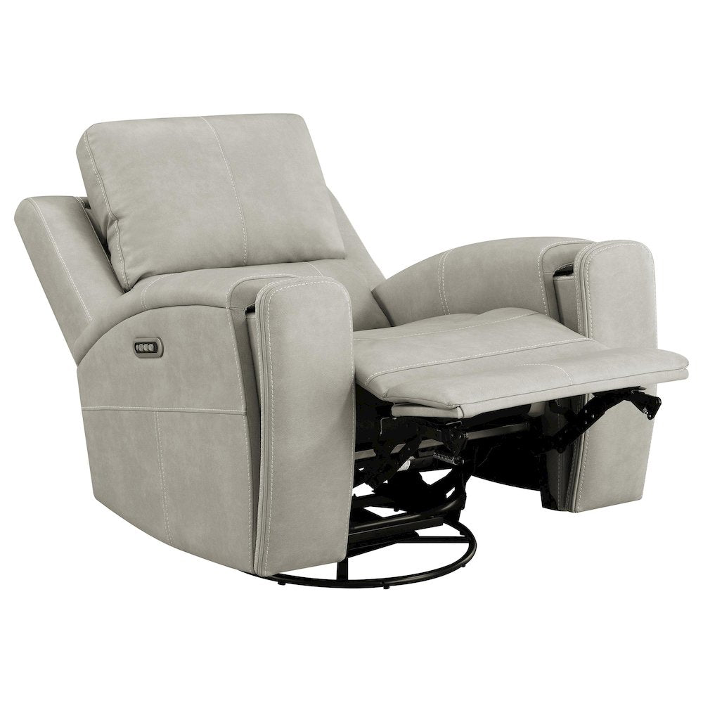 Brickston 3-piece Triple Power Reclining Sofa Set Grey