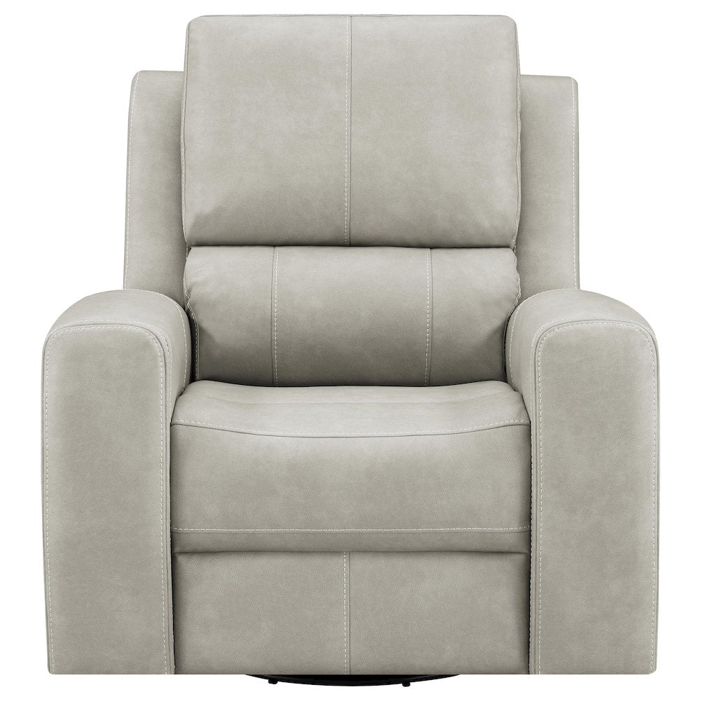 Brickston Triple Power Swivel Glider Recliner Grey
