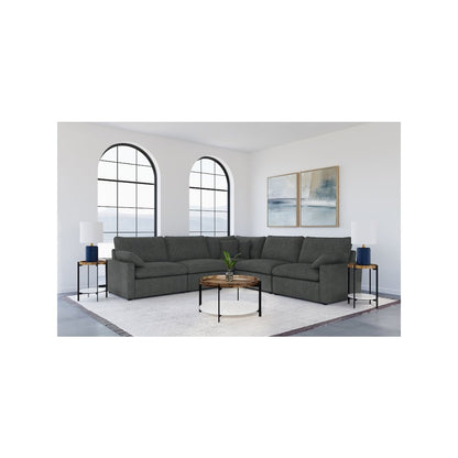 Collins 5-piece Modular Power Reclining Sectional Dark Grey