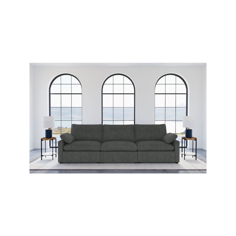 Collins Modular Power Sofa Dark Grey