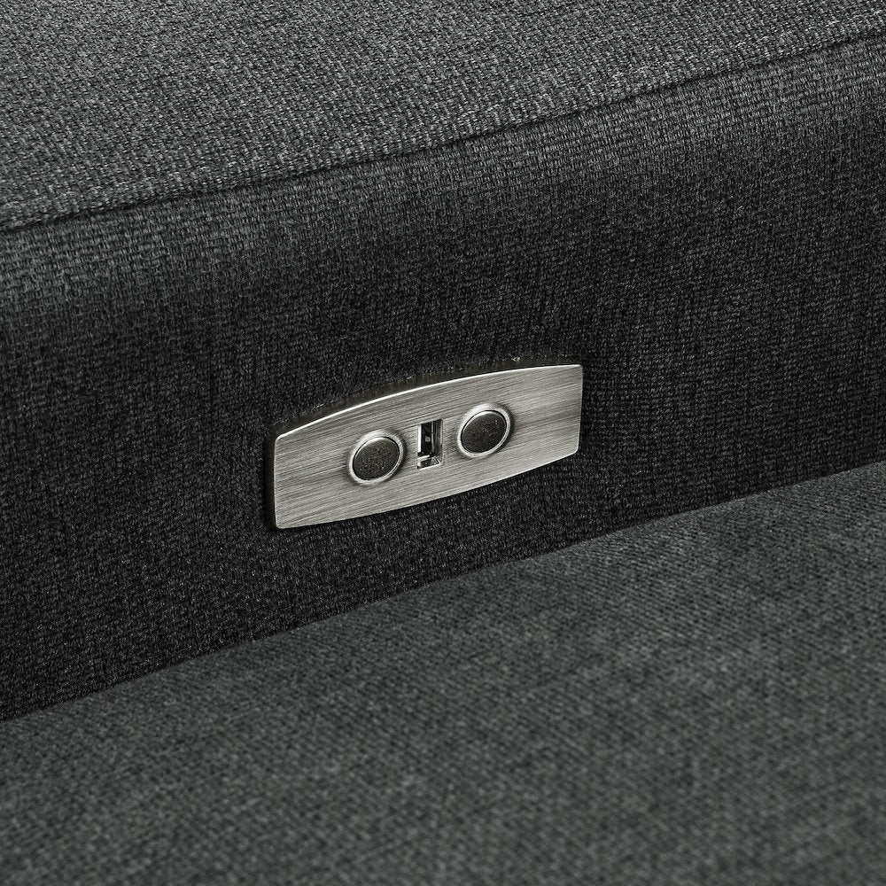 Collins Modular Power Sofa Dark Grey