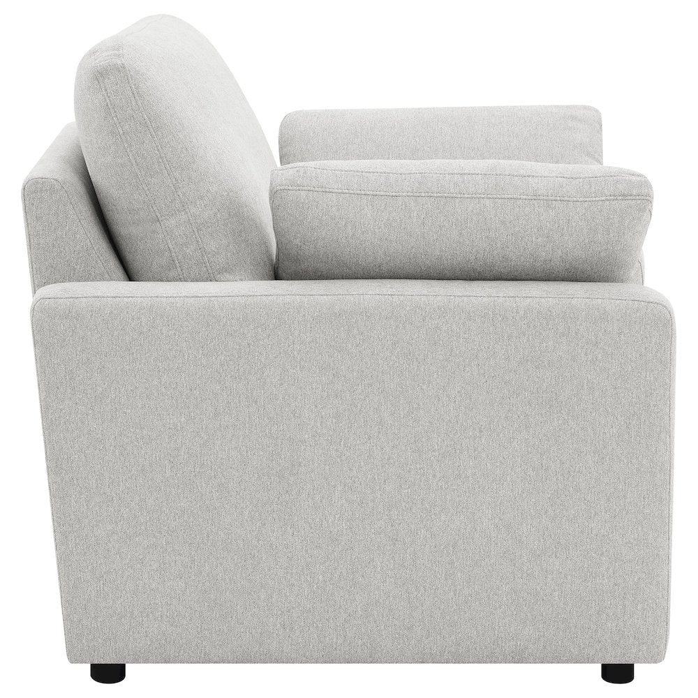 Collins Upholstered Power Recliner Chair Grey