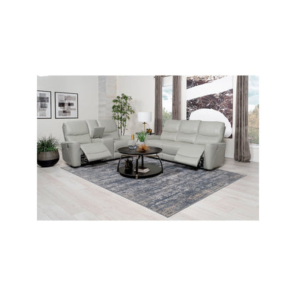 Greenfield 2-piece Power Reclining Sofa Set Dove Grey