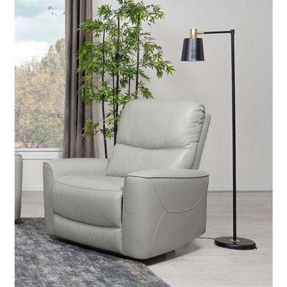 Greenfield Upholstered Power Recliner Chair Dove Grey