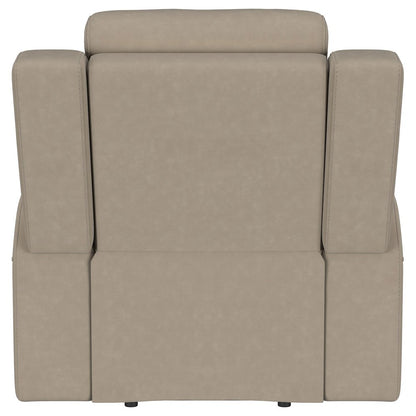 Brentwood Upholstered Recliner Chair Taupe