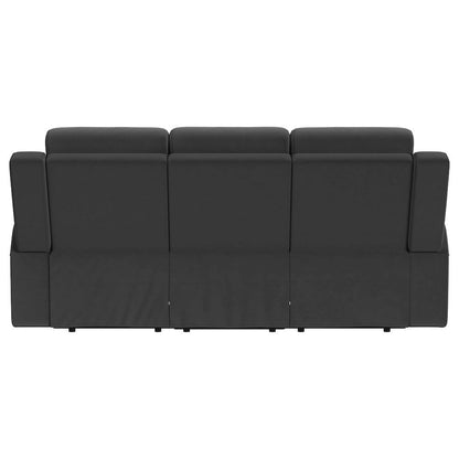 Brentwood Upholstered Motion Reclining Sofa Dark Charcoal