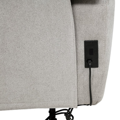 Sylmar 3-piece Chenille Power Reclining Sofa Set Dove Grey
