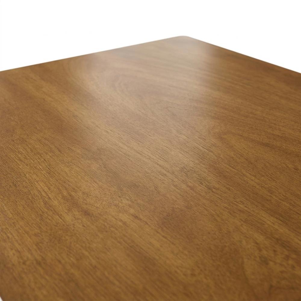 Wood Square Dining Table Set with Chairs for Kitchen or Dining Room, Honey Brown