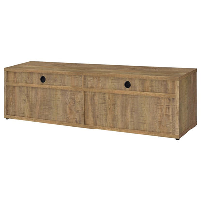 Sentnor 79-inch 4-door Engineered Wood TV Stand Media Console Mango